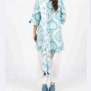 UNSTITCHED PRINTED KHADDAR 3PC COLLECTION BY Alkaram