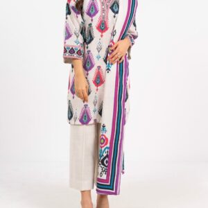 UNSTITCHED PRINTED KHADDAR 3PC COLLECTION BY Alkaram