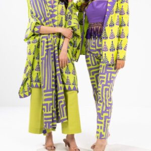 UNSTITCHED PRINTED KHADDAR 3PC COLLECTION BY Alkaram